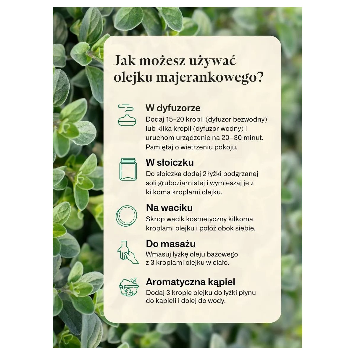 Olejek majerankowy - Klaudyna Hebda Nature