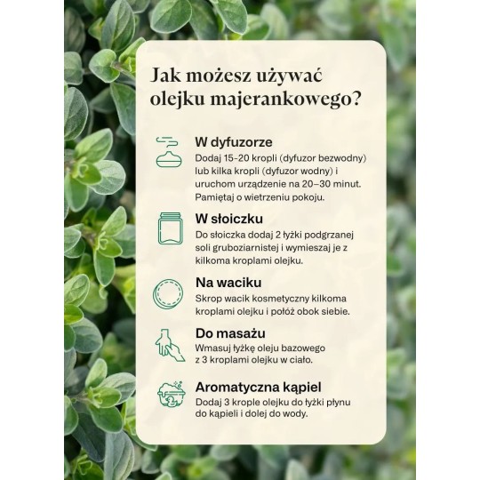 Olejek majerankowy - Klaudyna Hebda Nature