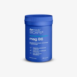 BICAPS mag B6 60 kapsułek - Cytrynian magnezu + ...