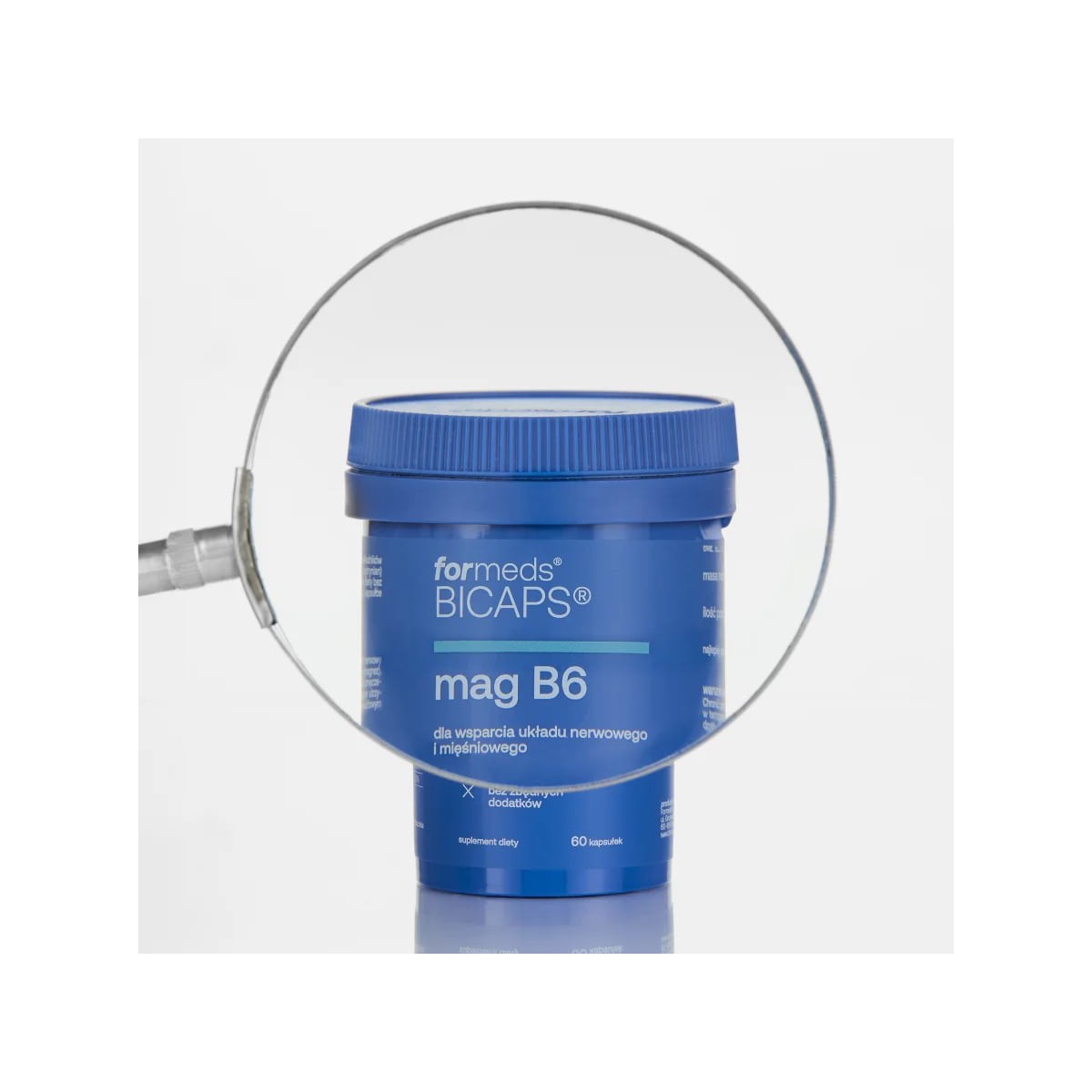 BICAPS mag B6 60 kapsułek - Cytrynian magnezu + ...