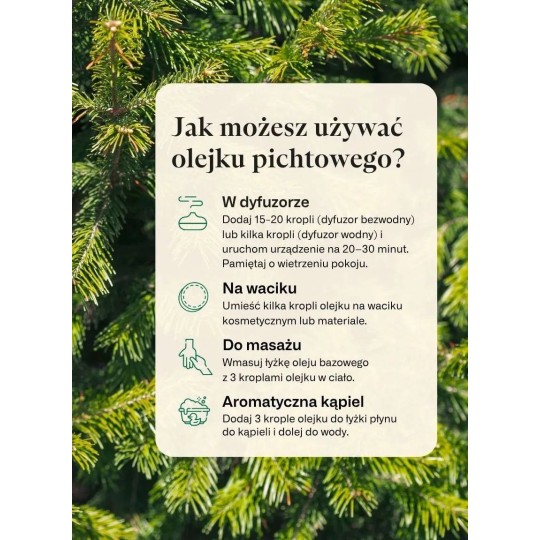 Olejek pichtowy (jodła syberyjska)