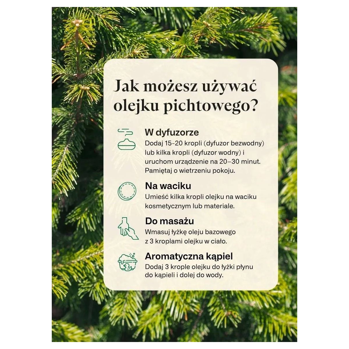 Olejek pichtowy (jodła syberyjska)