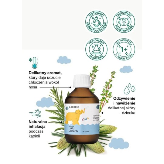 Koncentrat do kąpieli Lekki Oddech