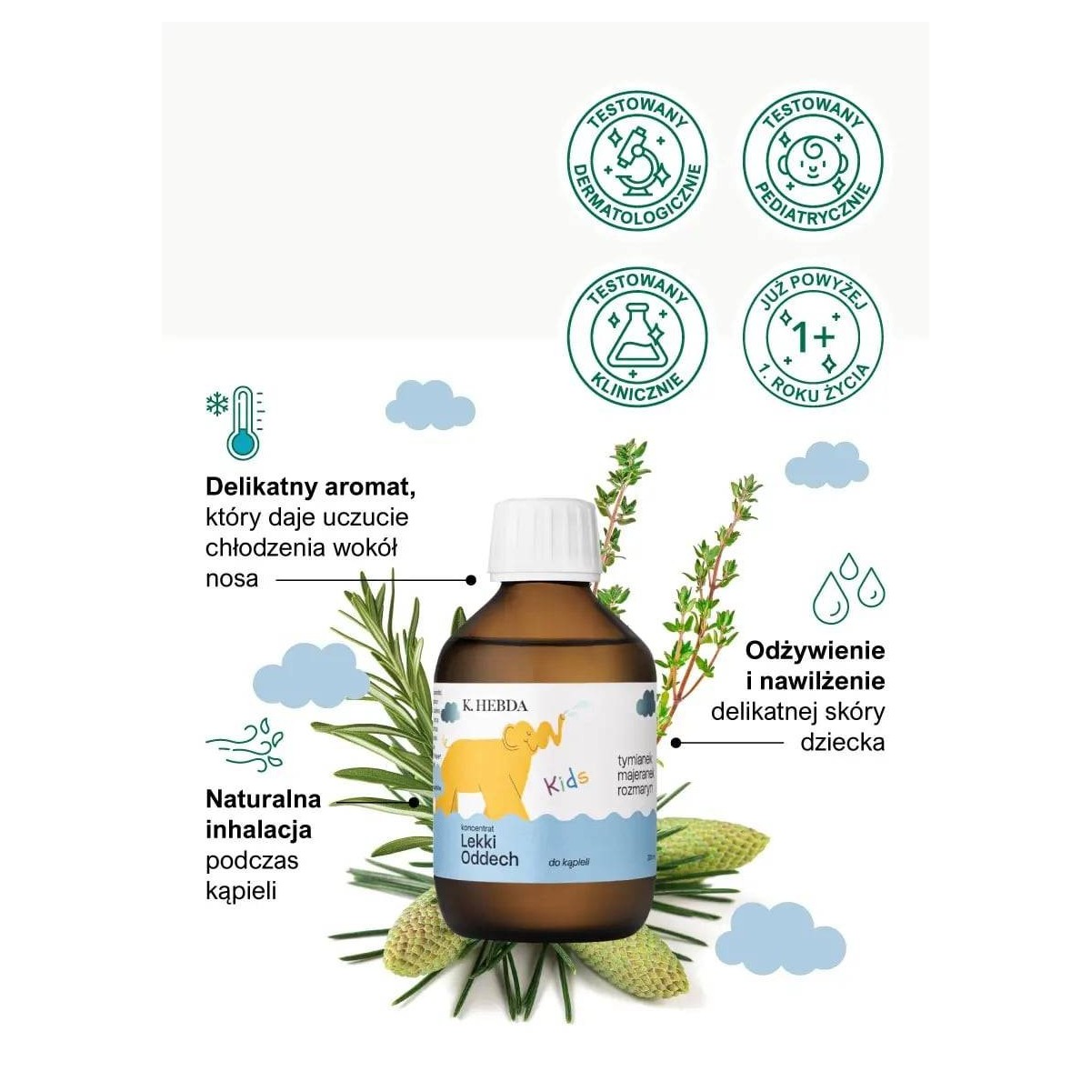 Koncentrat do kąpieli Lekki Oddech