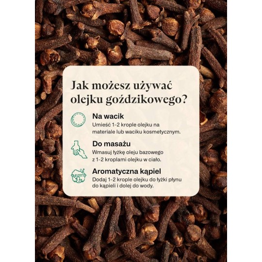 Olejek goździkowy (do domowej apteczki) - Klaudyna Hebda