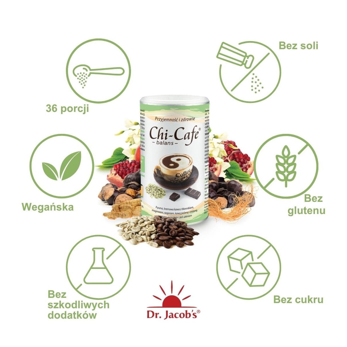 Kawa Chi-Cafe balans saszetka 10g - Dr. Jacob's