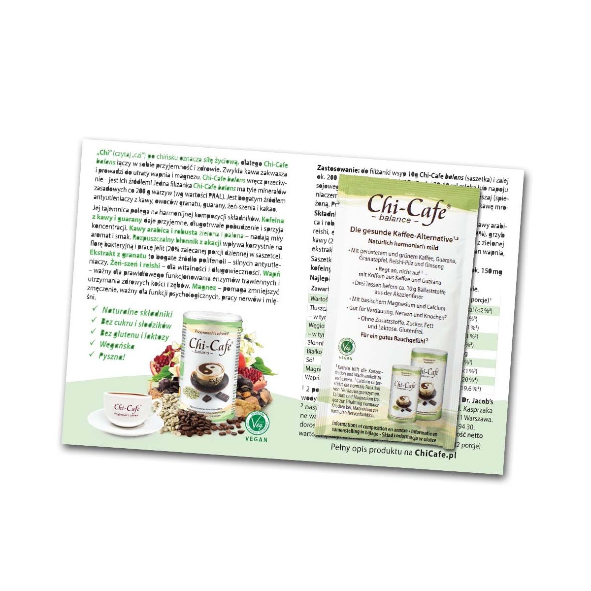 Kawa Chi-Cafe balans saszetka 10g - Dr. Jacob's