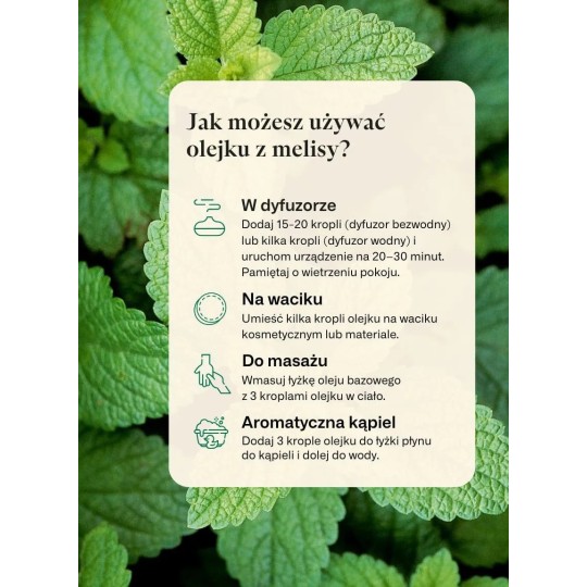 Olejek melisowy - Klaudyna Hebda Nature