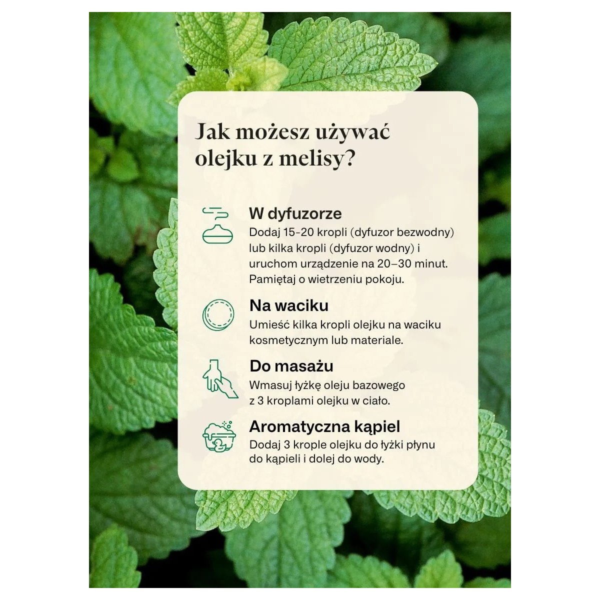 Olejek melisowy - Klaudyna Hebda Nature