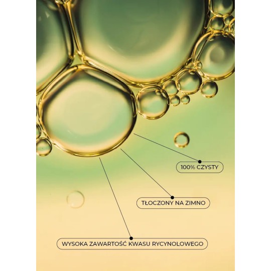 Olej rycynowy (100% czysty, tłoczony na zimno) / Hebda