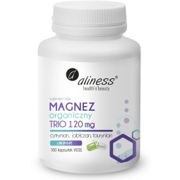 Magnez organiczny TRIO 120 mg z B6 (P-5-P) x 100 kaps.