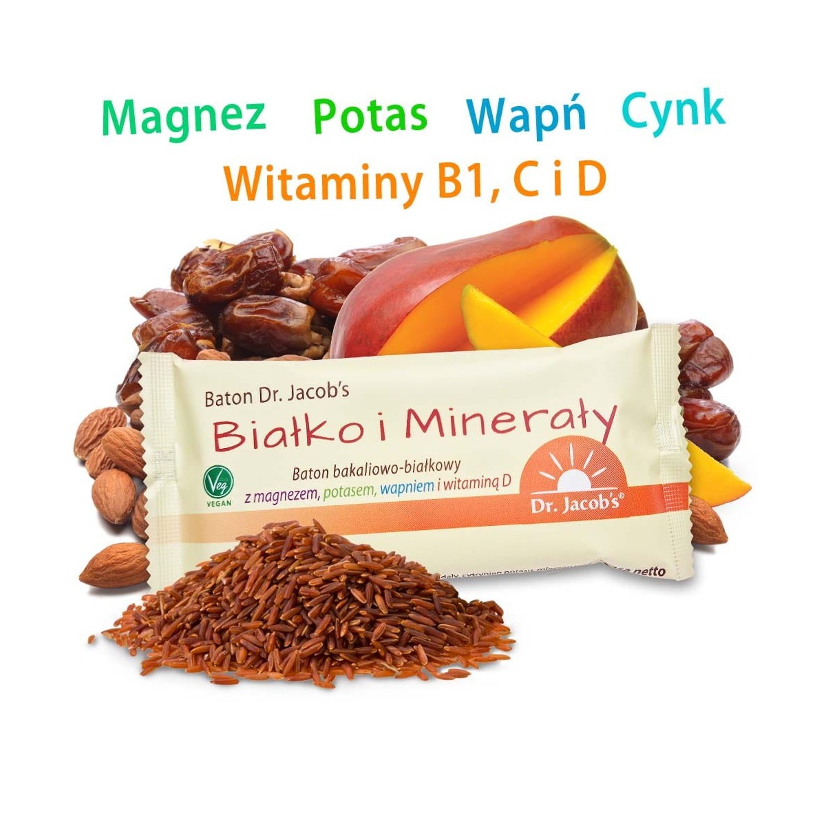 Baton proteinowy Dr. Jacob's Białko i Minerały