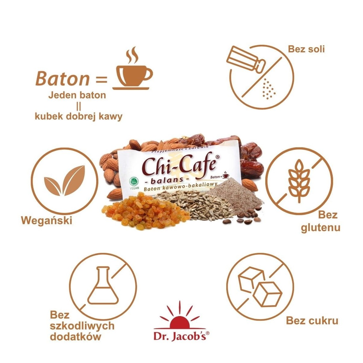 Baton Chi-Cafe balans - bakalie-kawa - Dr. Jacob's