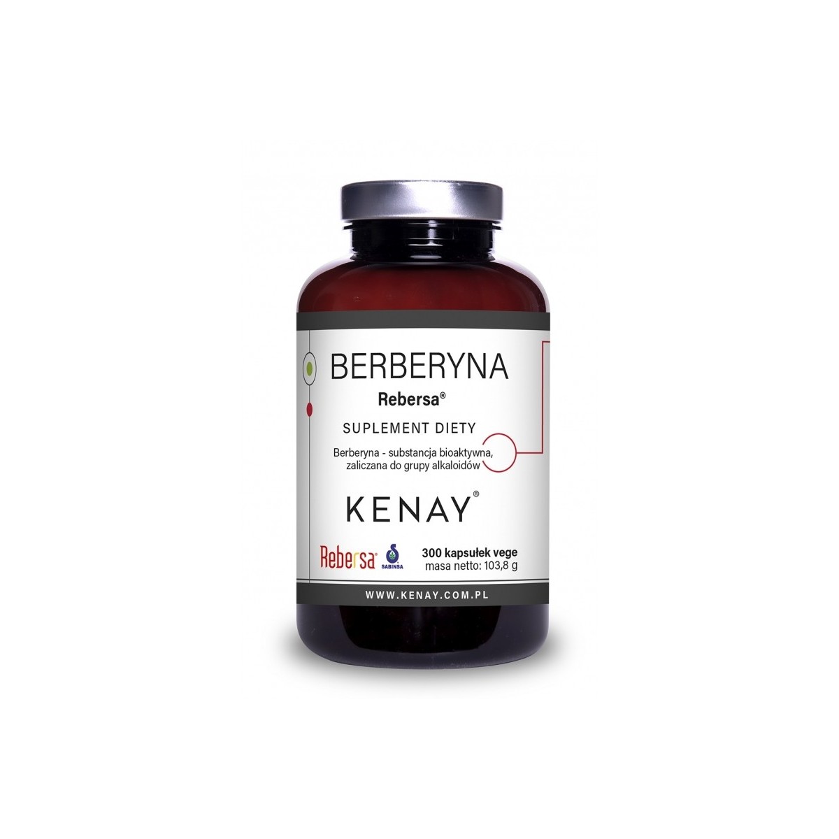 Berberyna REBERSA® (300 kapsułek) - suplement diety