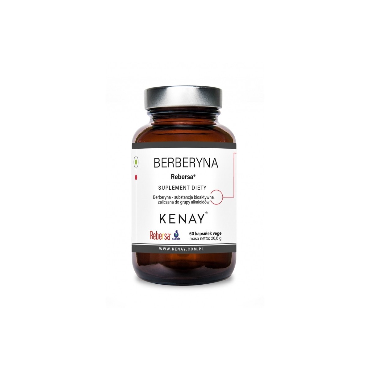 Berberyna REBERSA® (60 kapsułek) Kenay - kocimietkahasz.pl