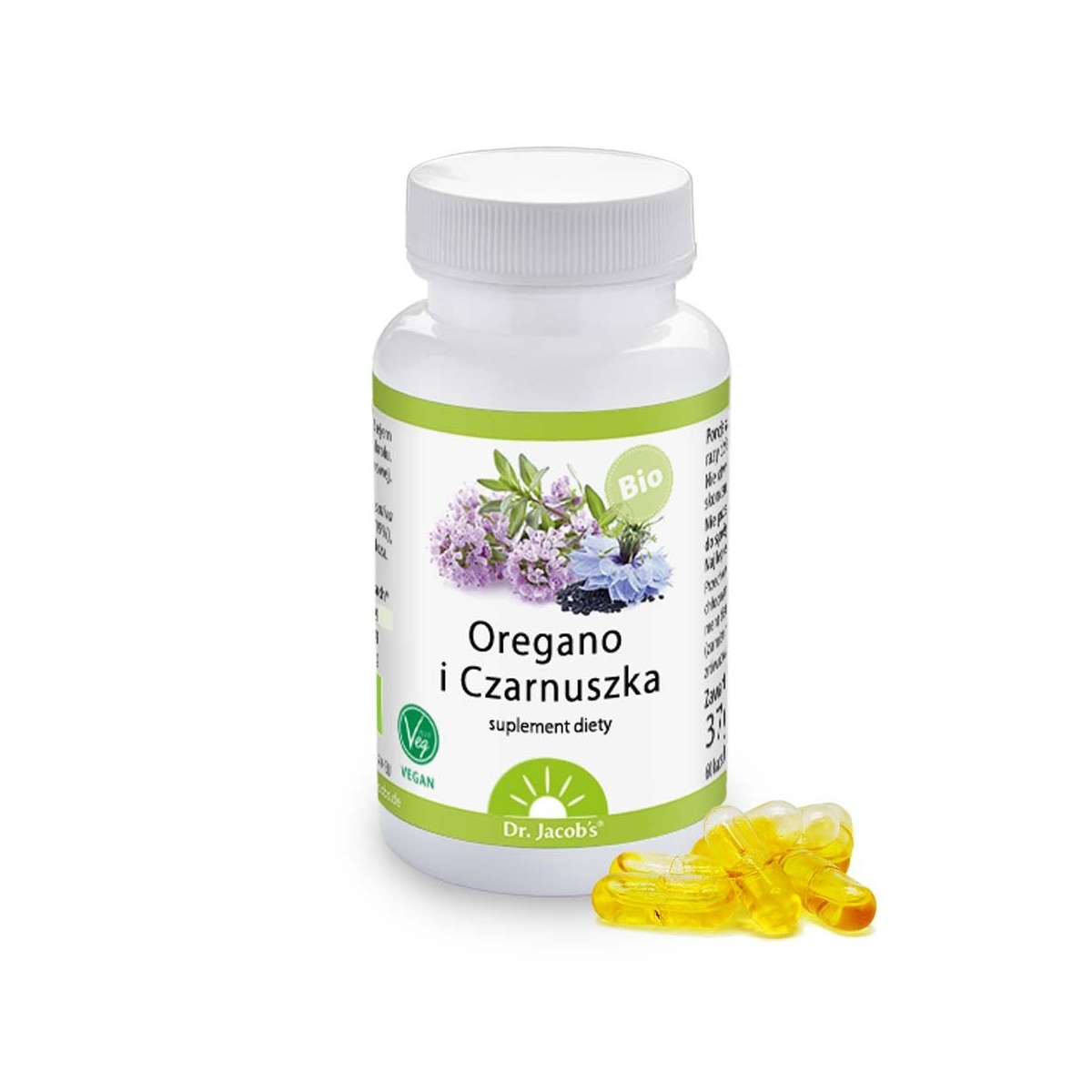 Oregano i Czarnuszka - Dr. Jacob's Poland