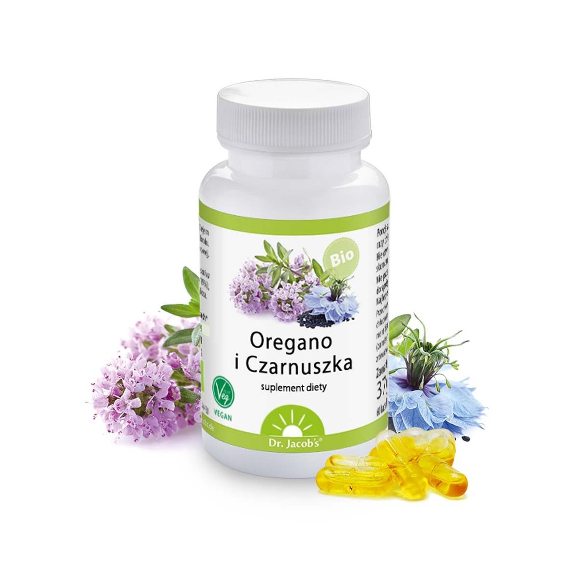 Oregano i Czarnuszka - Dr. Jacob's Poland
