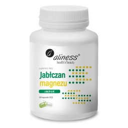 Jabłczan magnezu 140 mg z B6 (P-5-P) x 100 Vege caps.