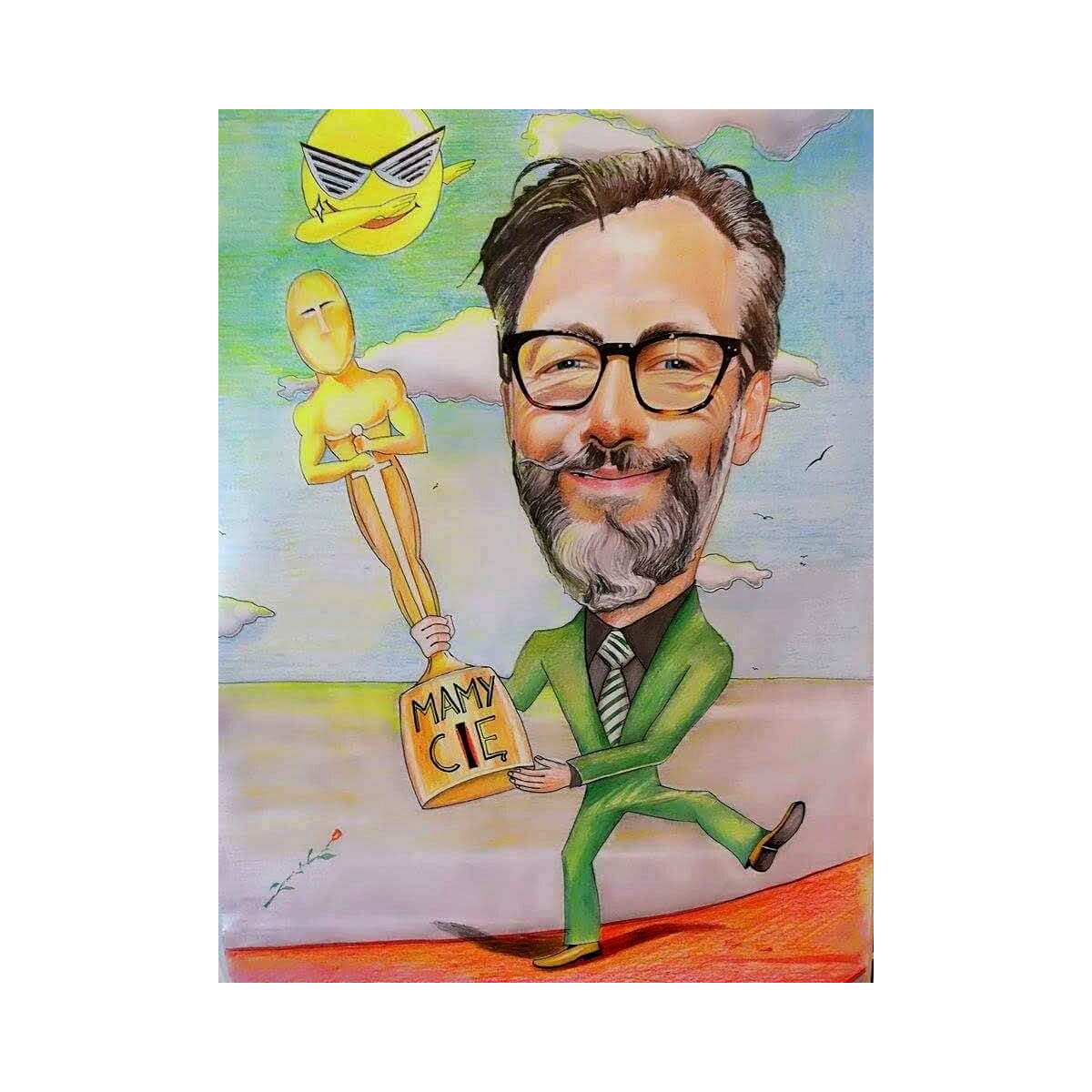 Portrety i karykatury – ołówek, kolor lub obraz akryl | Ręczne prace na zamówienie