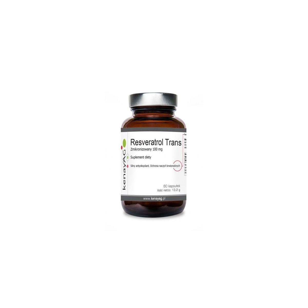 Resweratrol trans - zmikronizowany 100 mg (60 kapsułek) - suplement diety