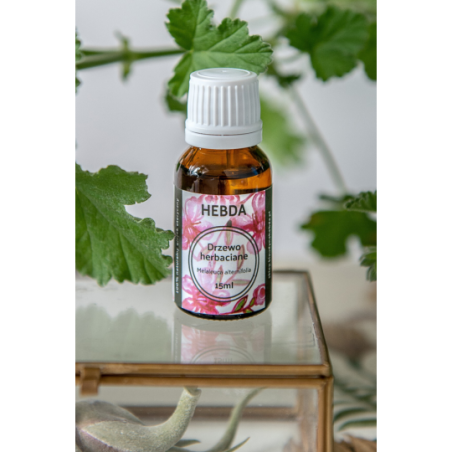 Olejek z drzewa herbacianego (na problemy skórne) [15 ml] - Hebda