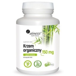 Aliness Krzem organiczny z pędów bambusa 150 mg x 100 VEGE ...