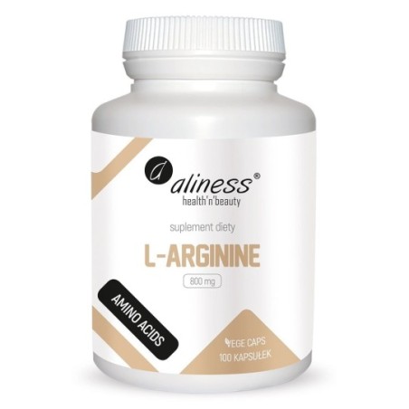 Aliness L-Arginine 800 mg x 100 Vege caps.