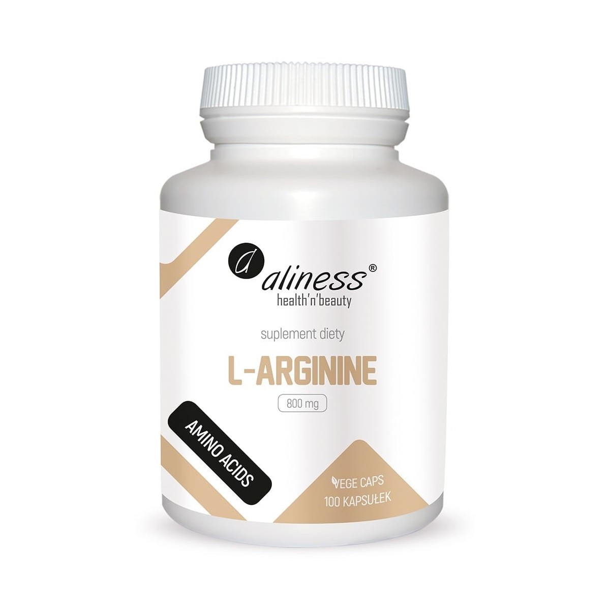 Aliness L-Arginine 800 mg x 100 Vege caps.